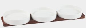 3-delige snackschalen set